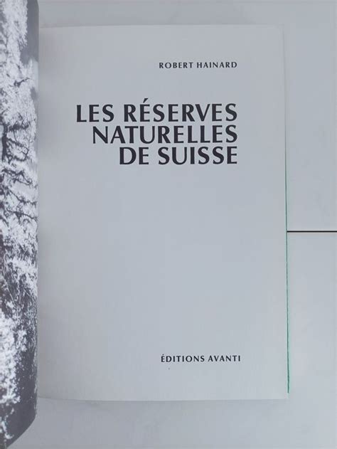 Les R Serves Naturelles De Suisse Robert Hainard Avanti Kaufen