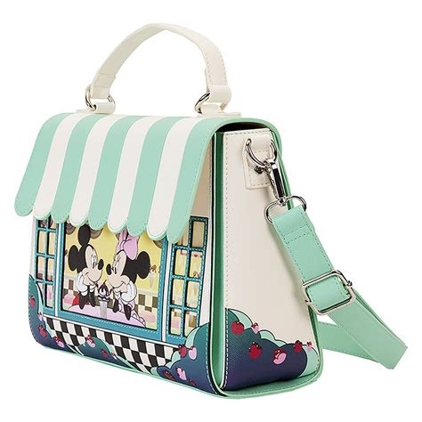 Loungefly Mickey And Minnie Mouse Date Night Diner Crossbody Bag