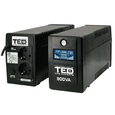 Ups Va W Lcd Line Interactive Avr Schuko Usb Management Ted