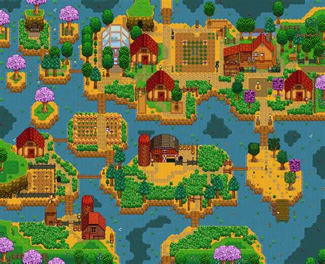 Stardew Valley Tree Farm Layout