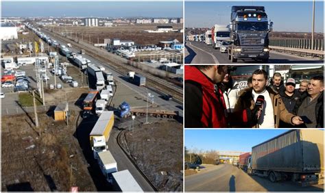 Transportatorii și fermierii blochează drumurile din ţară vin cu