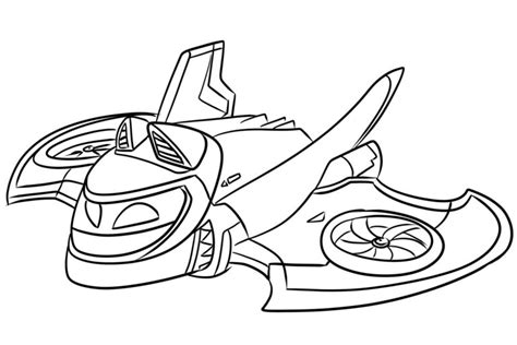 Batwheels Coloring Pages