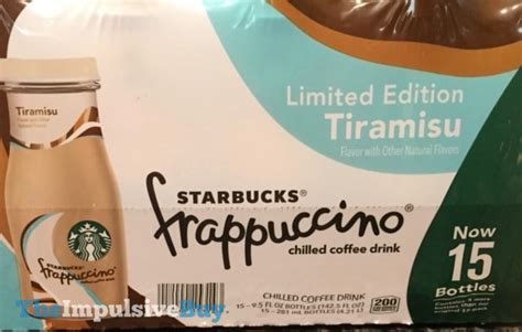 Spotted On Shelves Starbucks Limited Edition Tiramisu Frappuccino The Impulsive Buy