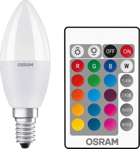 Osram CLB40 5 5W E14 470 LM Uzaktan Kumandalı Renk Değiştiren Led Ampul