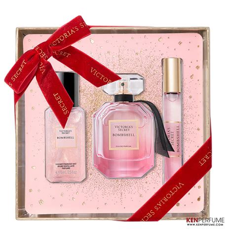 Set Nước Hoa Nữ Victorias Secret Bombshell EDP Gift Set Holiday 2020