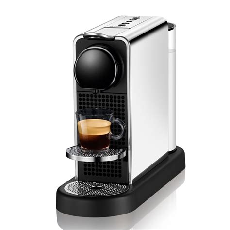 Nespresso C Citiz Platinum Coffee Machine Stainless Steel Titan