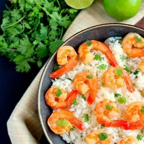 Honey Garlic Shrimp And Cilantro Lime Rice Bowl Pumpkin N Spice