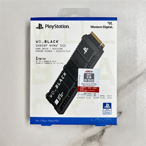 Wd Black Sn P Nvme Ssd For Ps Consoles