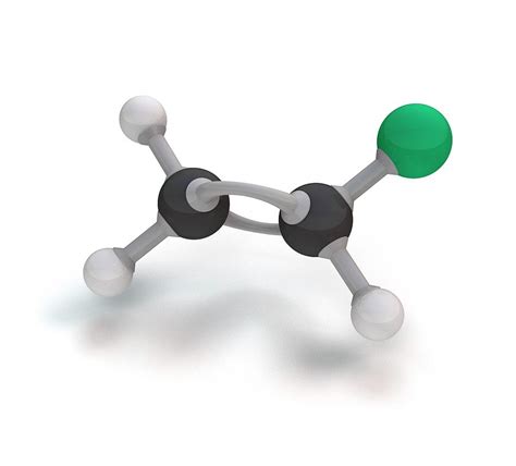 Chloroethene Molecule Photograph by Mikkel Juul Jensen - Pixels