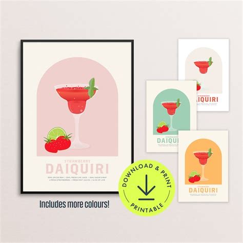 Strawberry Daiquiri Etsy