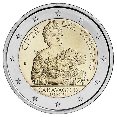 Euro Vaticano Anniversario Della Nascita Di Caravaggio