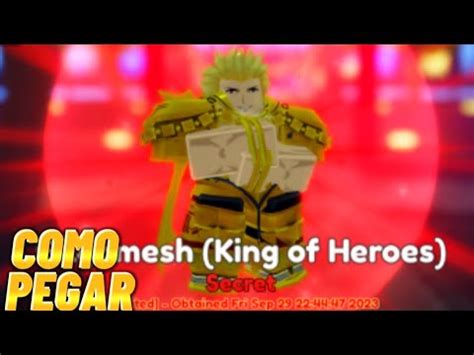 COMO PEGAR O NOVO GILGAMESH NO ANIME ADVENTURES YouTube