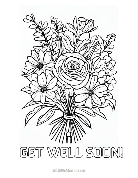 Get Well Soon Coloring Pages Free Printables