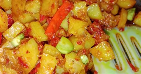 Resep Sambel Goreng Kentang Ati Pete Oleh Momy Alif Cookpad