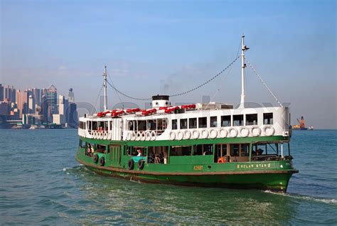 Hong Kong Ferry Stock Image Colourbox