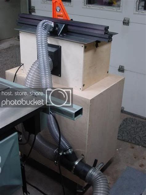 Dust Collection For My Veritas Router Table By Brad Nailor