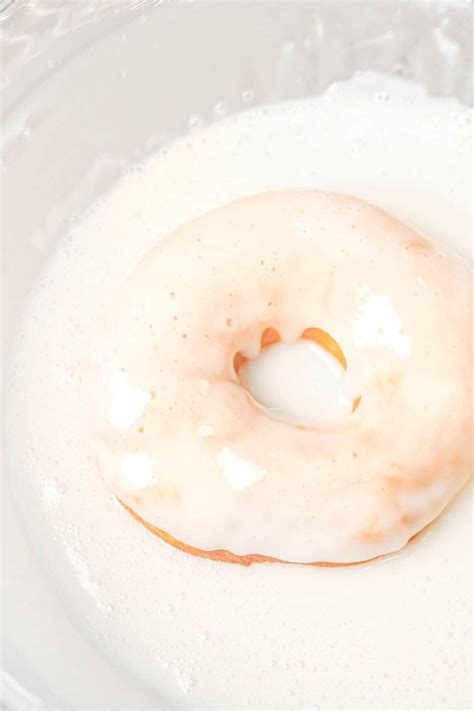 Homemade Light Fluffy Glazed Vanilla Doughnuts Made From Scratch