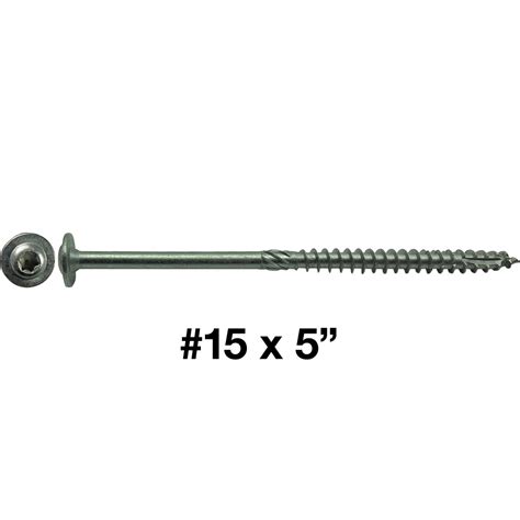 15 X 5 Construction Lag Screw Stainless Steel T 30 Torxstar Drive