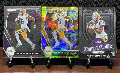 Terrace Marshall Prizm Draft Picks Lot Gold Cracked Ice Base