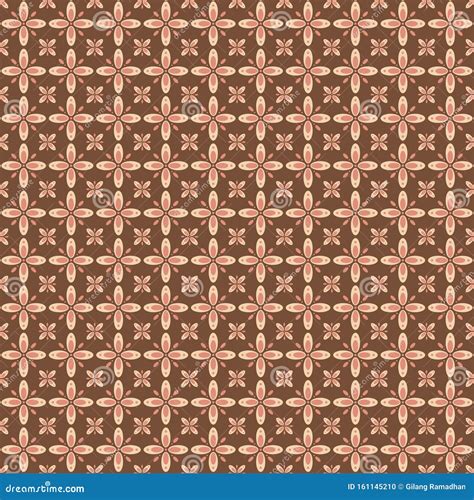 Indonesian Batik Seamless Pattern With Various Motif Javanese Traditional Culture Batik Kawung