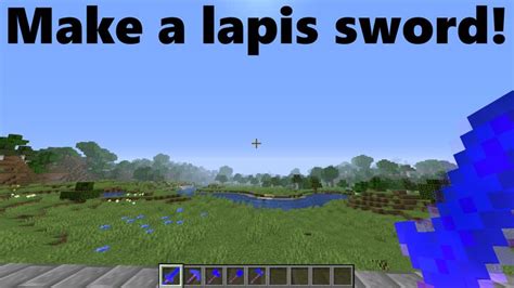 Lapis tools and armor (1.15.2) Minecraft Mod