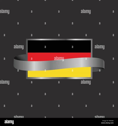 Germany Flag Ribbon Banner Design Stock Vector Image And Art Alamy