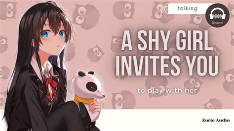 [ En ] Shy Girl Invites You To Play With Her Roleplay Asmr Binaural