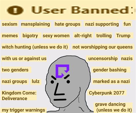 Resetera Banning Reasons Npc Wojak Know Your Meme