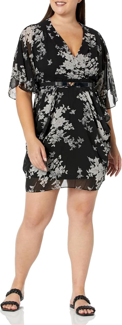 City Chic Women S Apparel Women S Plus Size Dress Mini Bouquet At Amazon Women’s Clothing Store