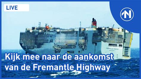 Kijk Live Mee Naar De Aankomst Van De Fremantle Highway In De Eemshaven