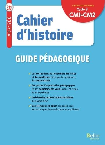 Cahier D Histoire Cm Cm Odyss E Guide De Youenn Goasdou Grand