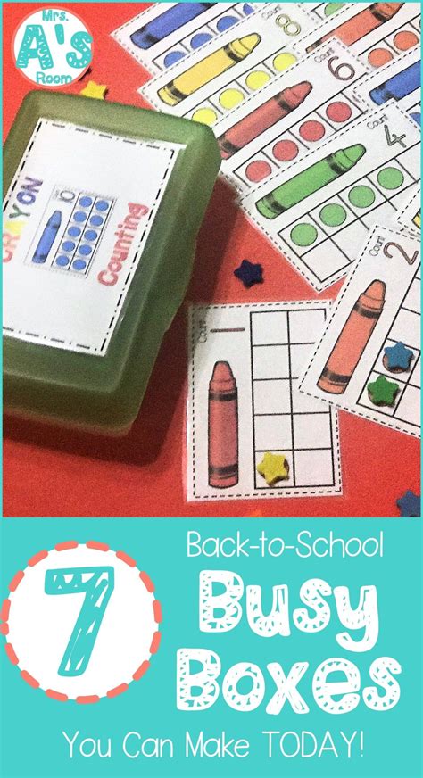 Kindergarten Kids Busy Boxes Task Boxes Preschool