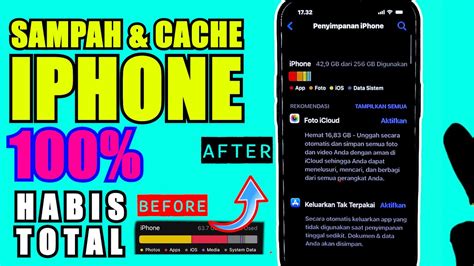 Cara Membersihkan Penyimpanan Iphone Penuh Sampah Dan Data Sistem