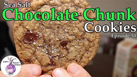 Joshua Weissman S Sea Salt Chocolate Chunk Cookies Youtube