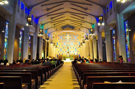 The Beautiful St Michaels Catholic Church On Sage Near The Galleria