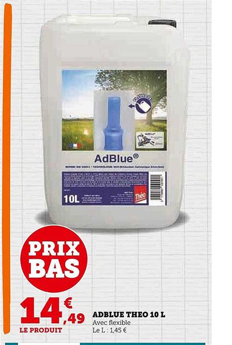 Promo Adblue Théo 10 L chez Super U iCatalogue fr