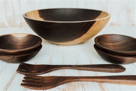 17 Inch Walnut Bowl Set Holland Bowl Mill Famous Wooden Bowls