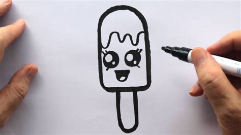 Comment Dessiner Une Glace Kawaii Youtube