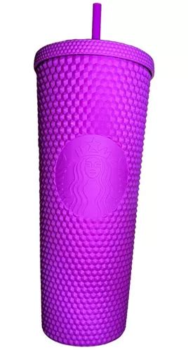 Vaso Tumbler Morado Starbucks Cold Cup Bling Purple Meses Sin