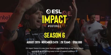 Esl Impact League Season 6 Dates And Details Announced Ginx Tv