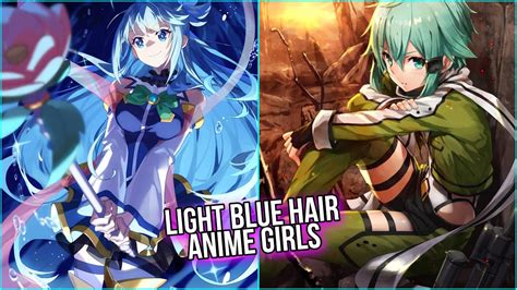 Top 10 Sexiest Anime Girls With Light Blue Hair Youtube