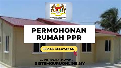 Permohonan Rumah PPR 2023