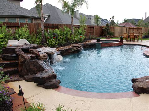 Natural Free Form Swimming Pools Design 251 — Custom Outdoors