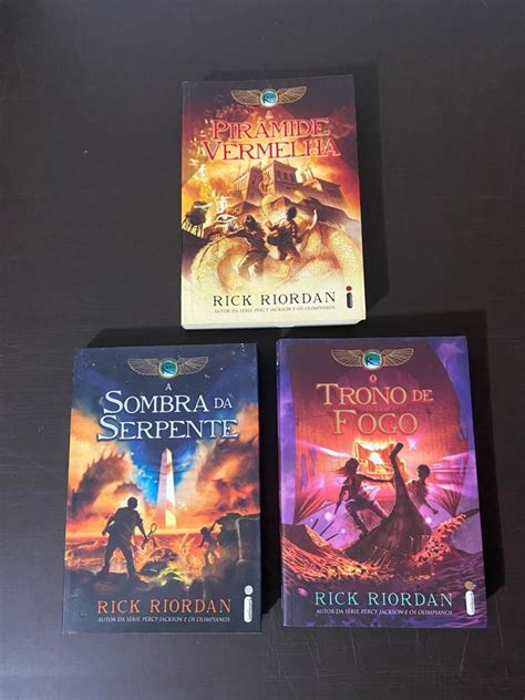 Coleção de Livros Rick Riordan Pirâmide Vermelha Livro Intríseca