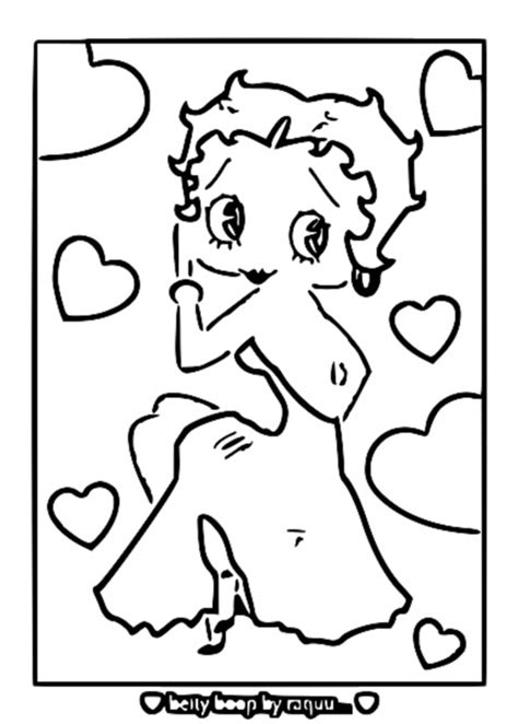 Betty Boop We Coloring Page 039