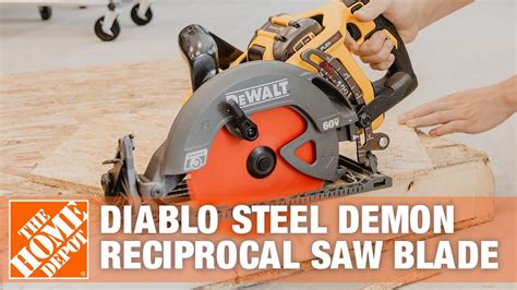 Diablo Steel Demon Reciprocal Saw Blade Demo The Home Depot Youtube