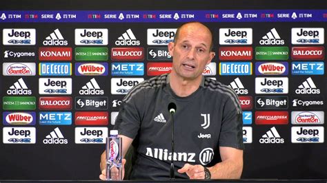 Conferenza Allegri Pre Juventus Napoli Morata Non Si Muove Lo