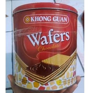 Jual Khong Guan Wafer Chocolate 600gr Wafer Khong Guan Kaleng 600gr