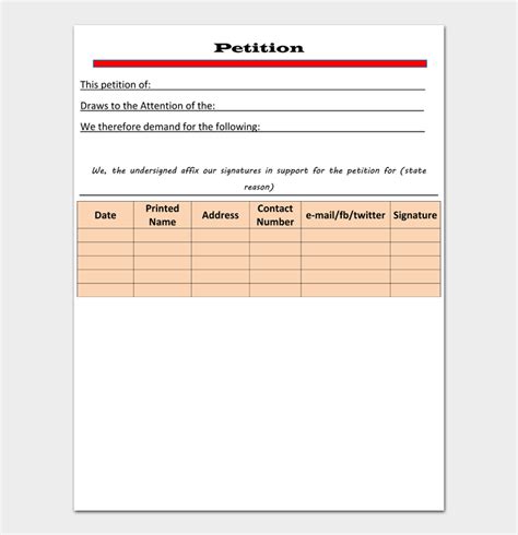 20 FREE Petition Examples (with Templates & How to Guide)