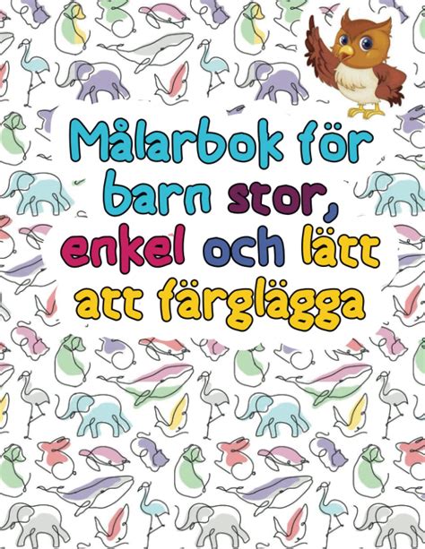 Buy M Larbok F R Barn Store Enkel Och L Tt At F Rgl Gga Min F Rsta